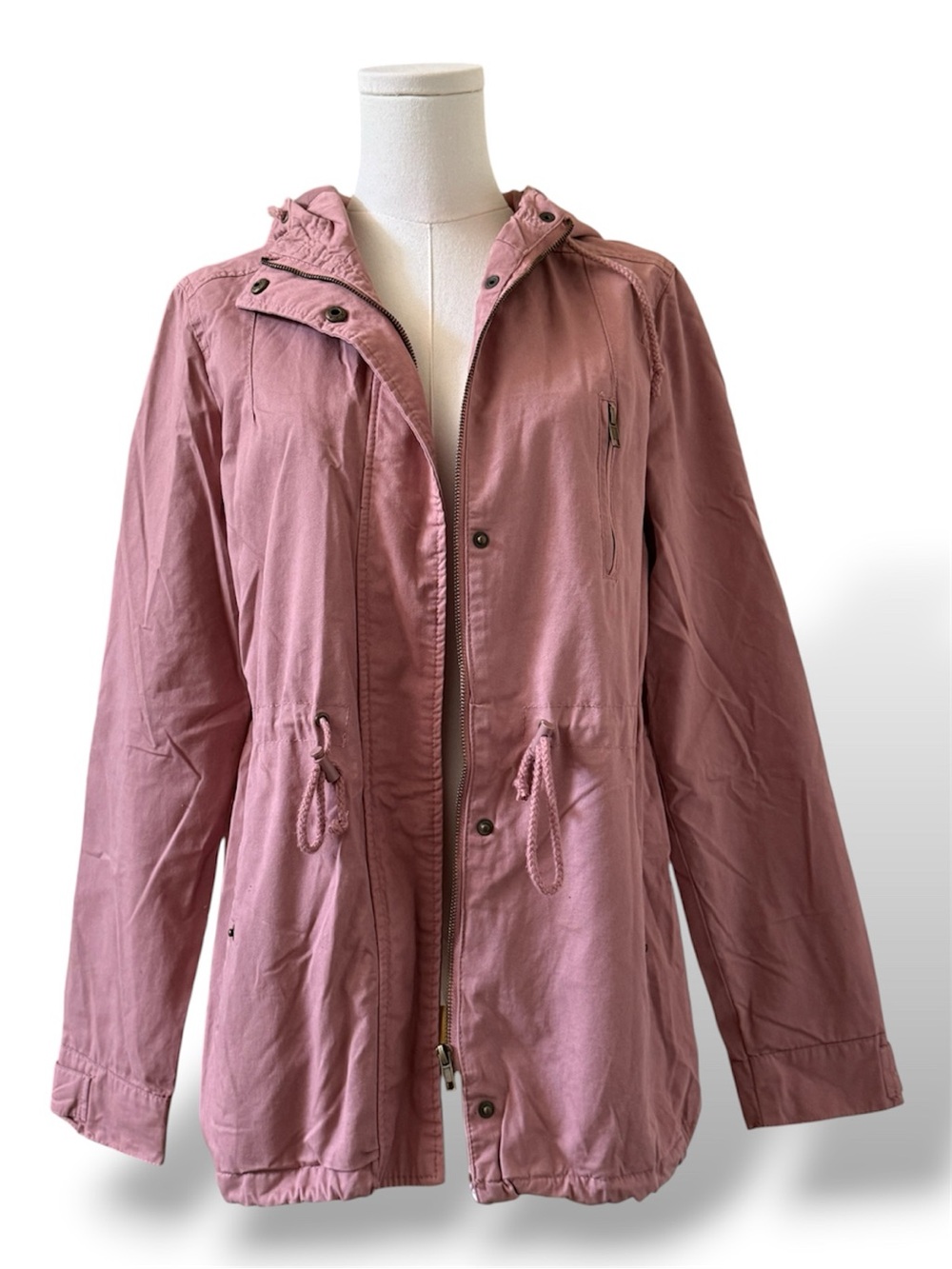 Forever 21 Mauve Hooded Jacket